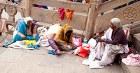 INDIA- along the banksof the Ganges